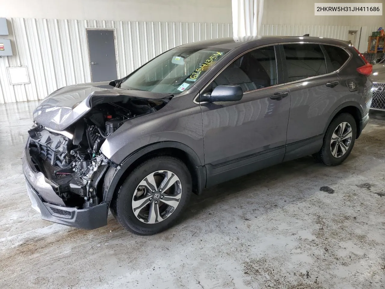 2018 Honda Cr-V Lx VIN: 2HKRW5H31JH411686 Lot: 62541354