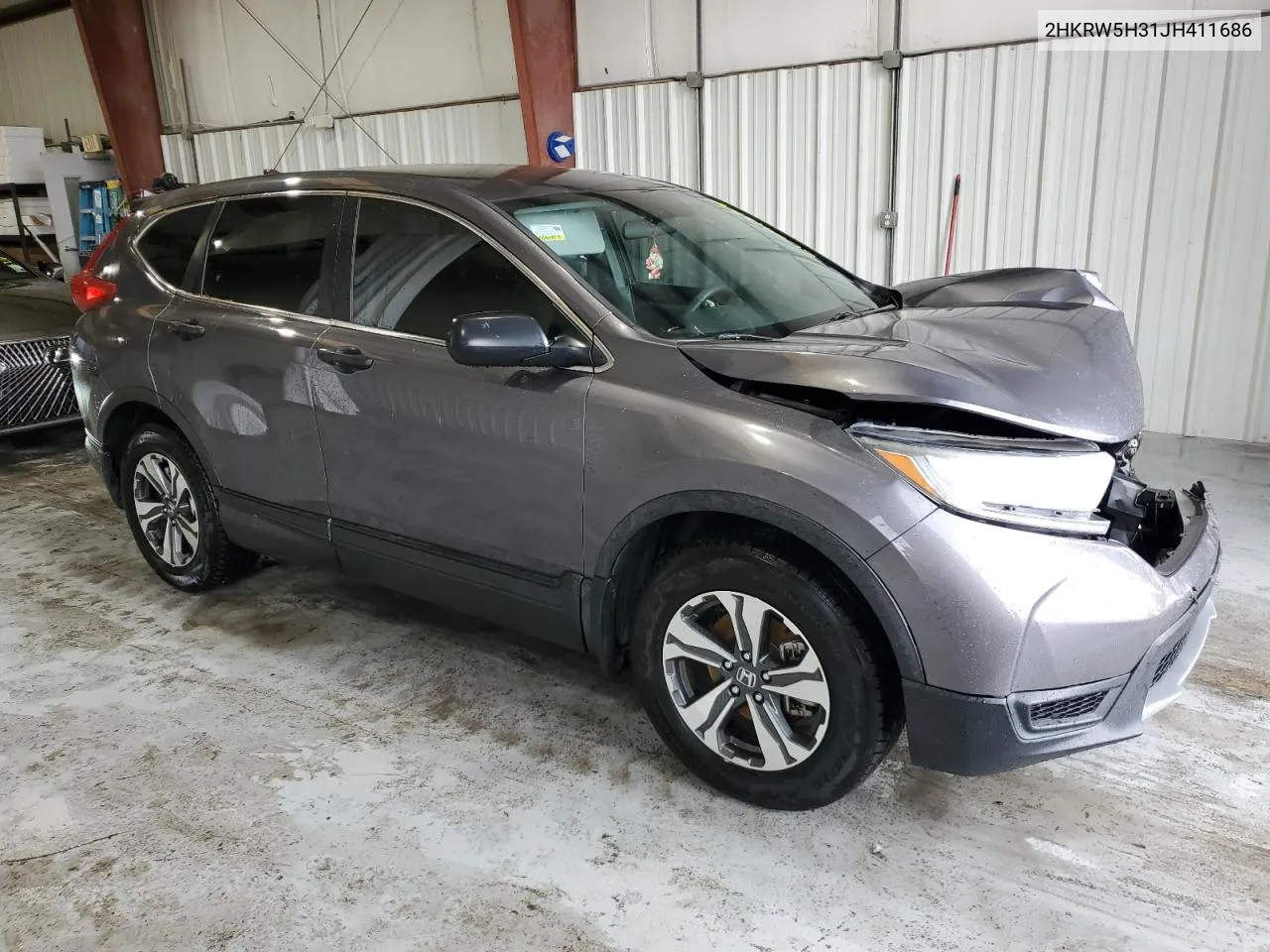 2018 Honda Cr-V Lx VIN: 2HKRW5H31JH411686 Lot: 62541354