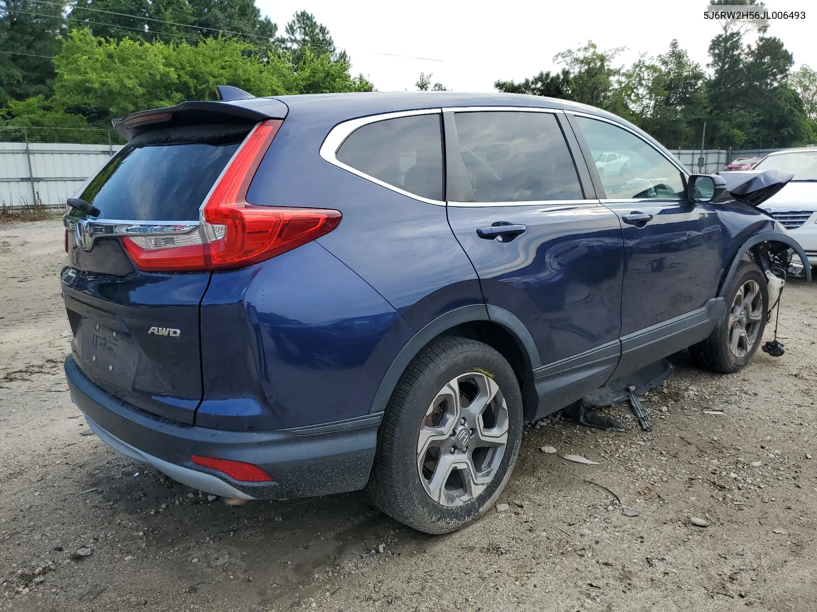 2018 Honda Cr-V Ex VIN: 5J6RW2H56JL006493 Lot: 63668914