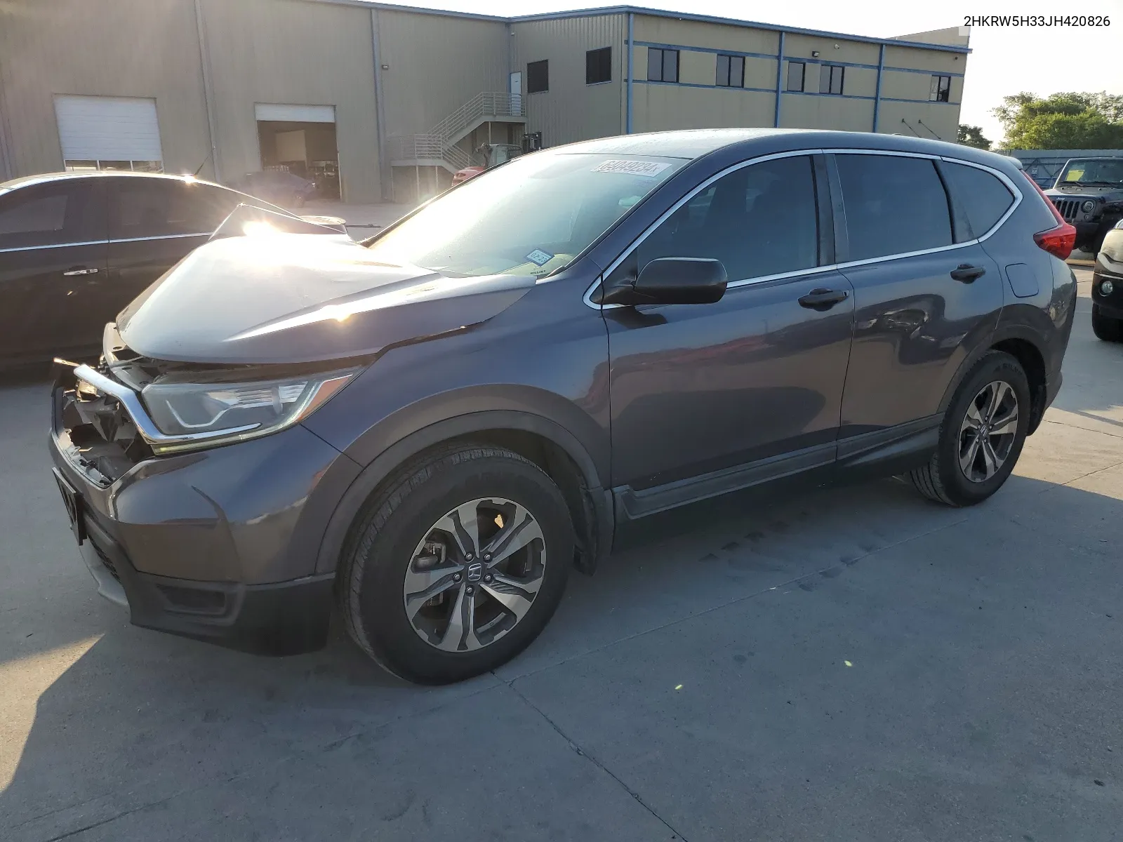 2018 Honda Cr-V Lx VIN: 2HKRW5H33JH420826 Lot: 64049234