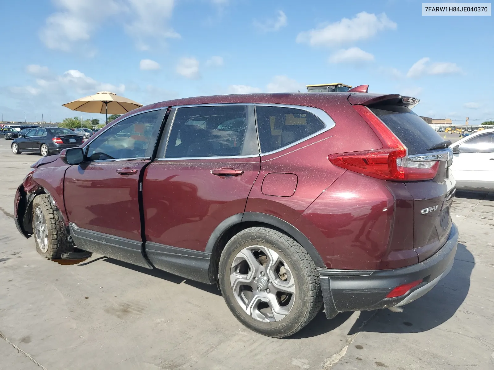 2018 Honda Cr-V Exl VIN: 7FARW1H84JE040370 Lot: 64938394