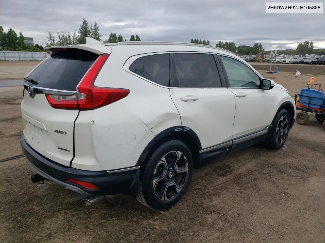 2018 Honda Cr-V Touring VIN: 2HKRW2H92JH105888 Lot: 69083984