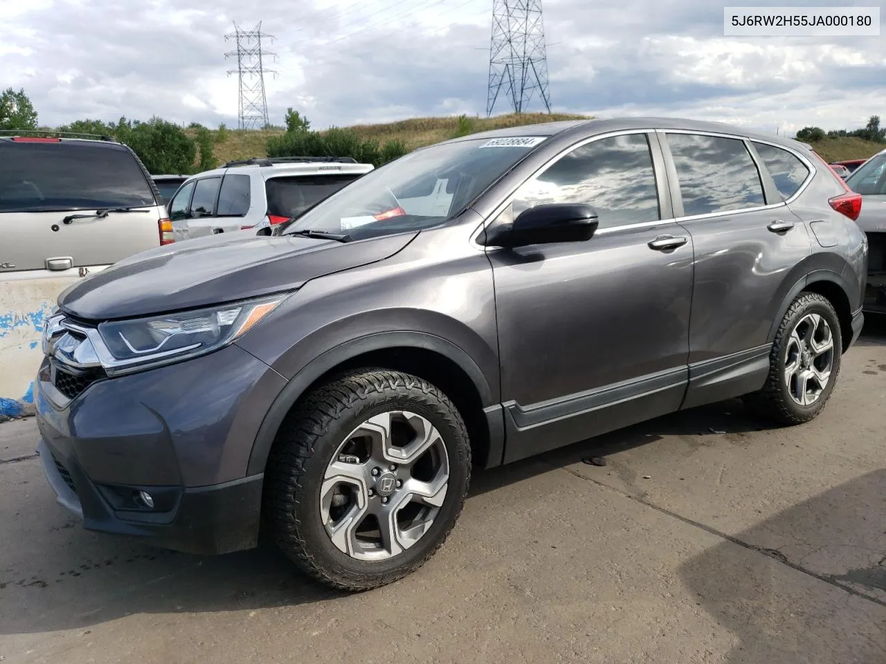 5J6RW2H55JA000180 2018 Honda Cr-V Ex