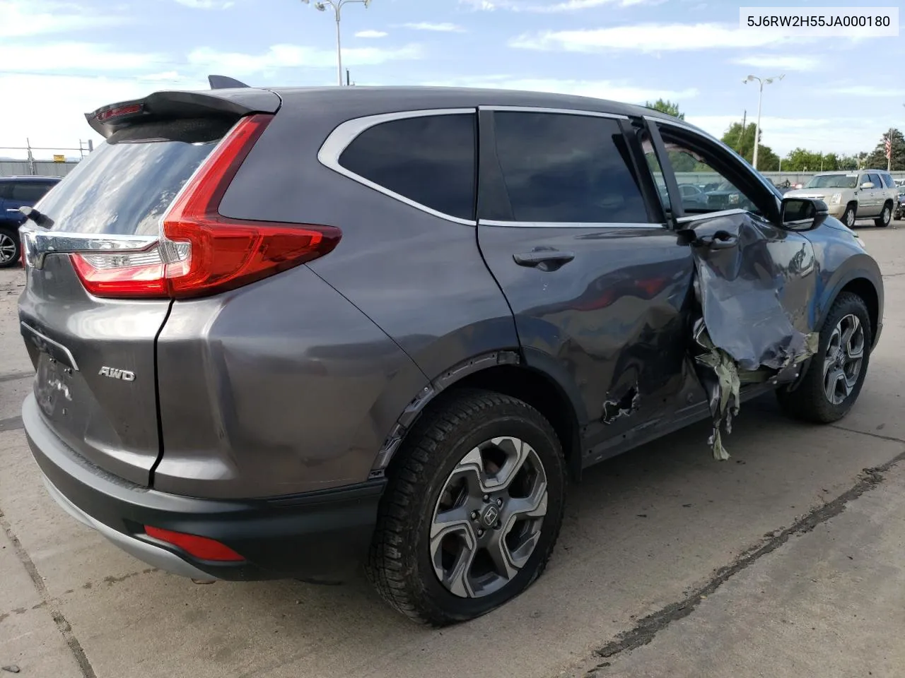 5J6RW2H55JA000180 2018 Honda Cr-V Ex