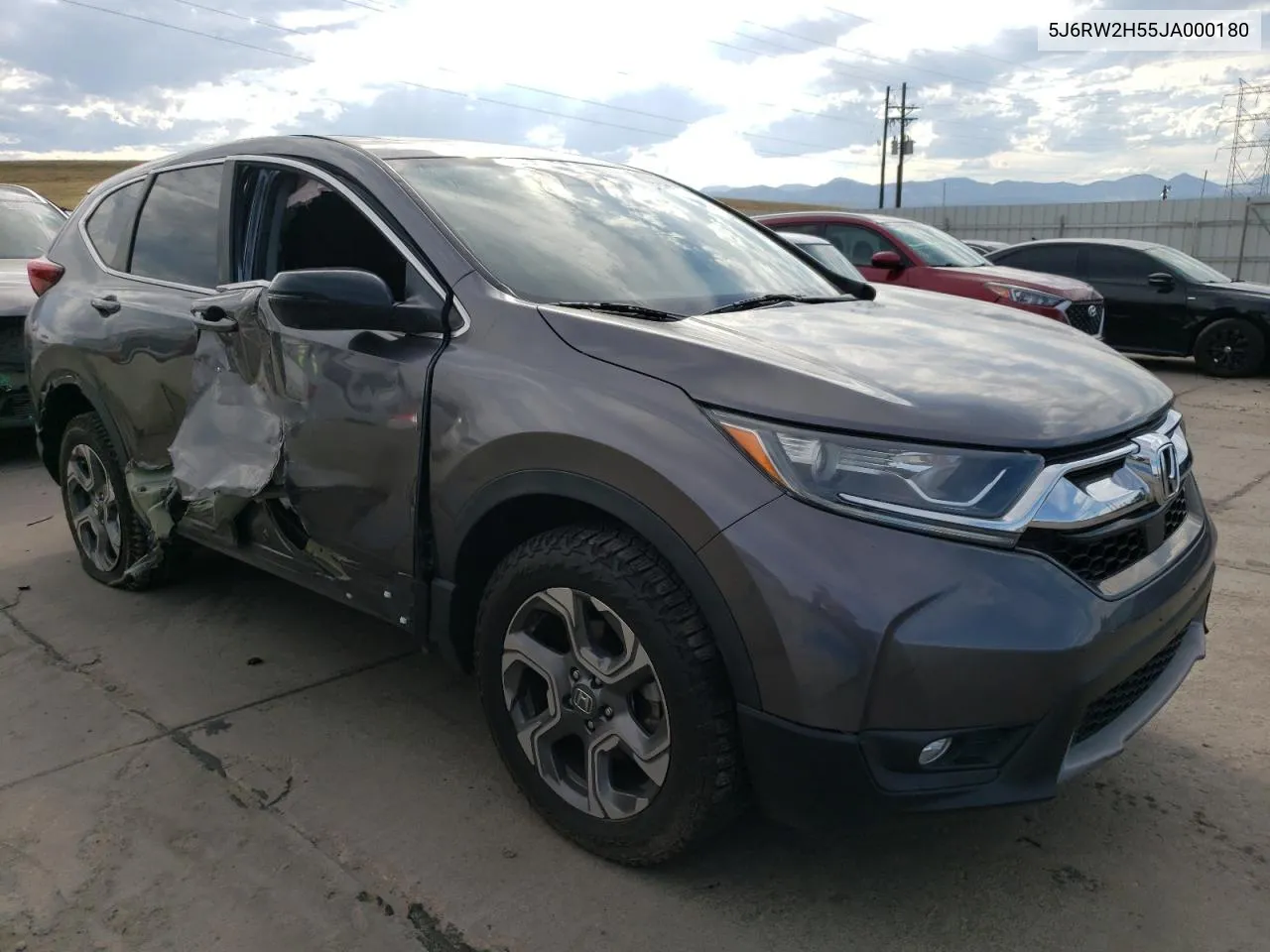 2018 Honda Cr-V Ex VIN: 5J6RW2H55JA000180 Lot: 69228884