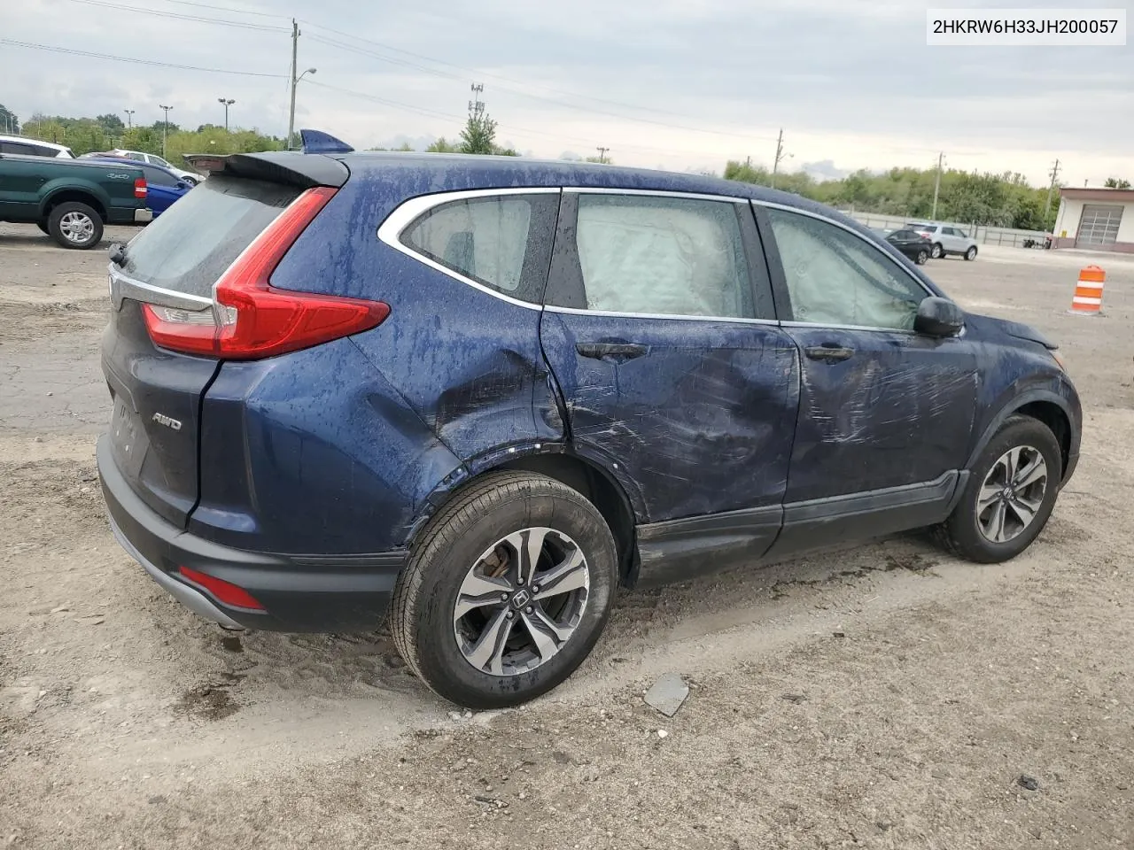 2018 Honda Cr-V Lx VIN: 2HKRW6H33JH200057 Lot: 70626824