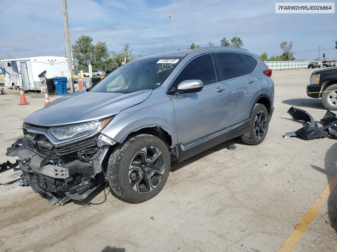 2018 Honda Cr-V Touring VIN: 7FARW2H95JE026864 Lot: 71382134