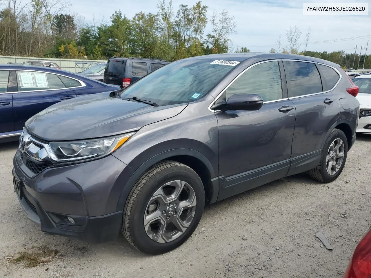 2018 Honda Cr-V Ex VIN: 7FARW2H53JE026620 Lot: 71500344