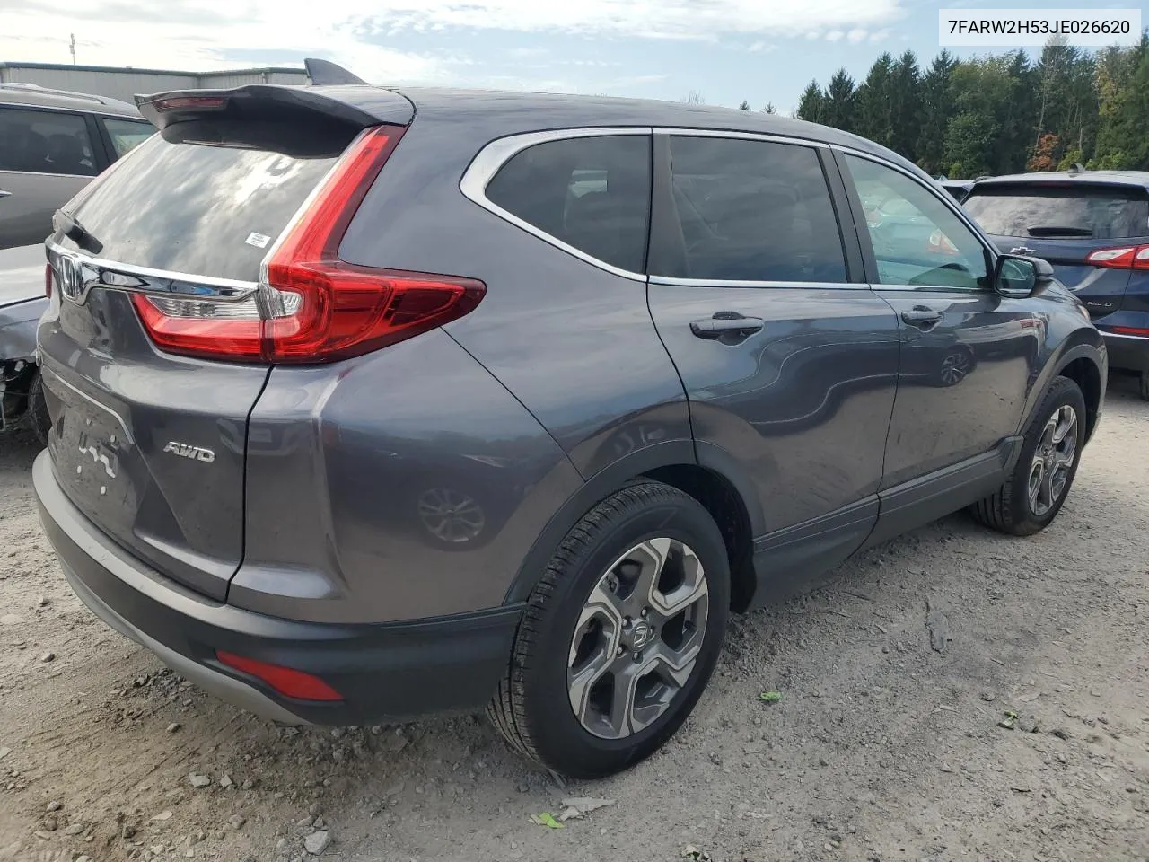 2018 Honda Cr-V Ex VIN: 7FARW2H53JE026620 Lot: 71500344