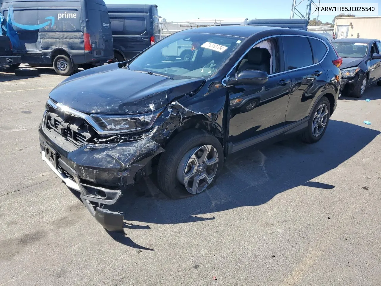 2018 Honda Cr-V Exl VIN: 7FARW1H85JE025540 Lot: 71610704