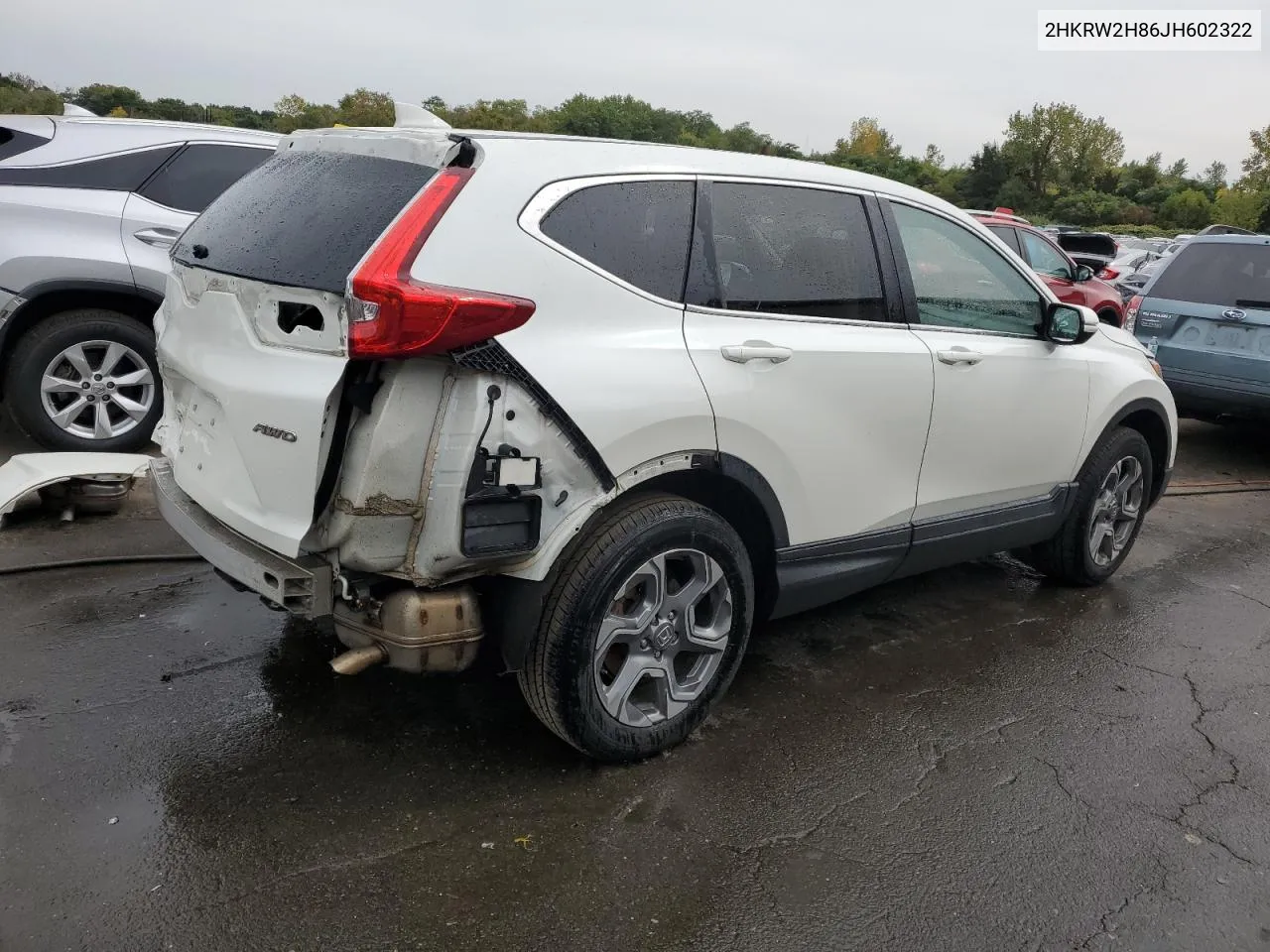 2018 Honda Cr-V Exl VIN: 2HKRW2H86JH602322 Lot: 71980134