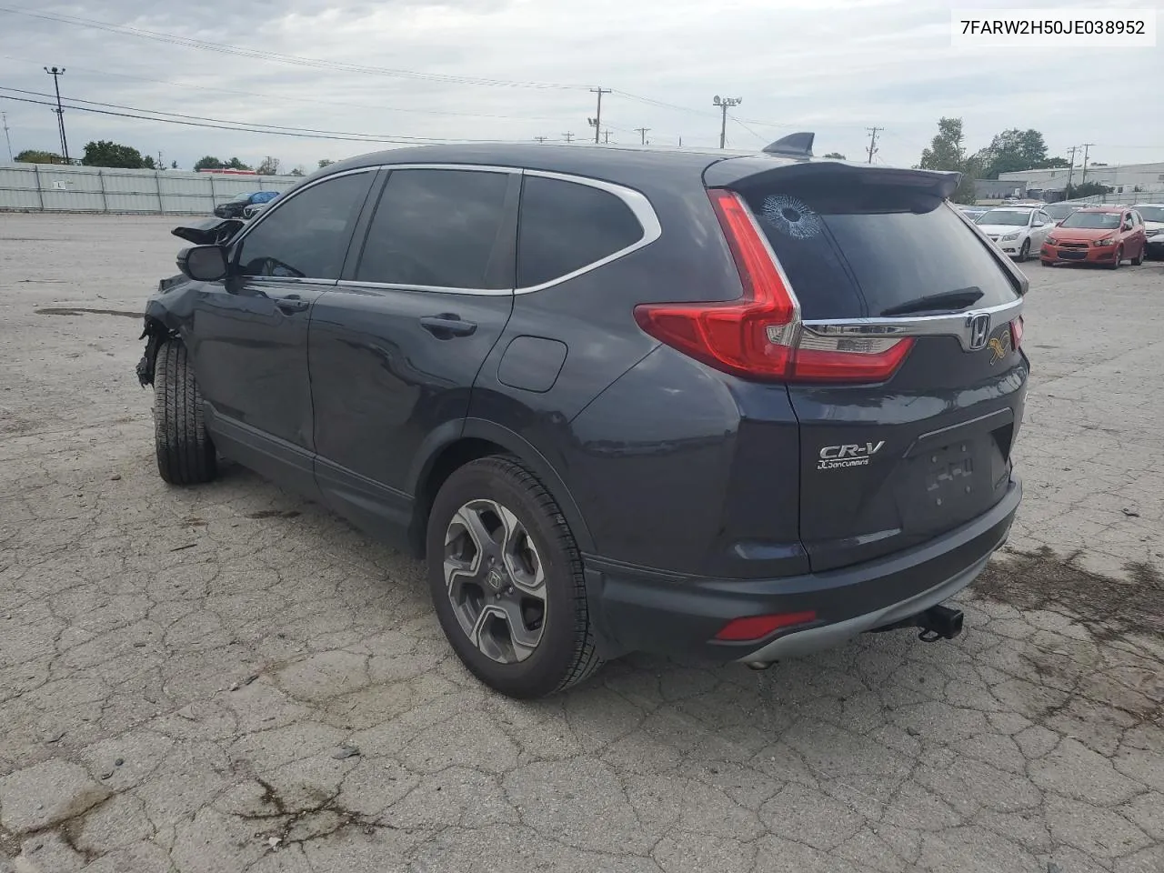 2018 Honda Cr-V Ex VIN: 7FARW2H50JE038952 Lot: 72694214