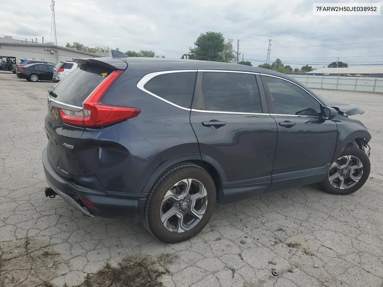 2018 Honda Cr-V Ex VIN: 7FARW2H50JE038952 Lot: 72694214