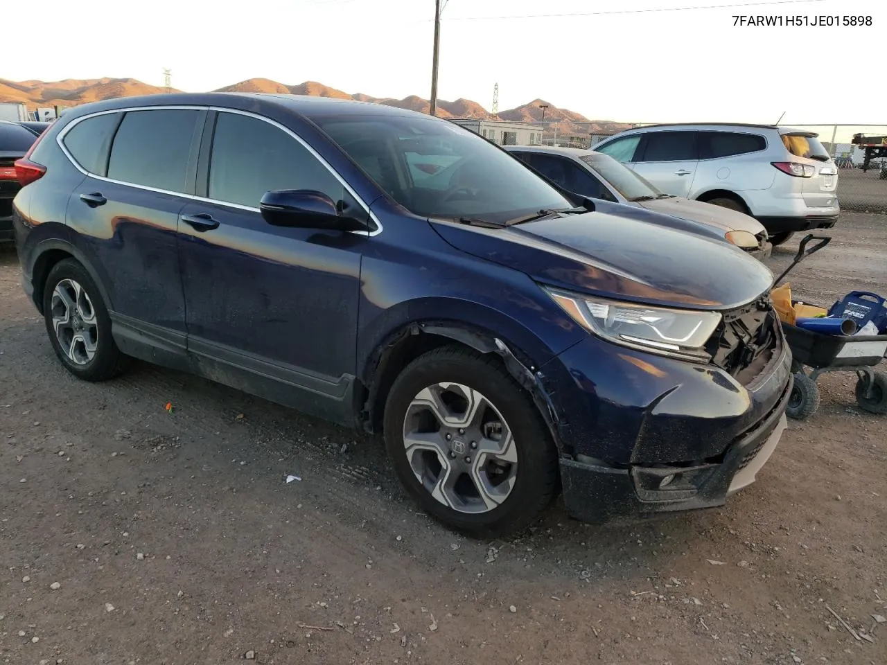 2018 Honda Cr-V Ex VIN: 7FARW1H51JE015898 Lot: 73548374