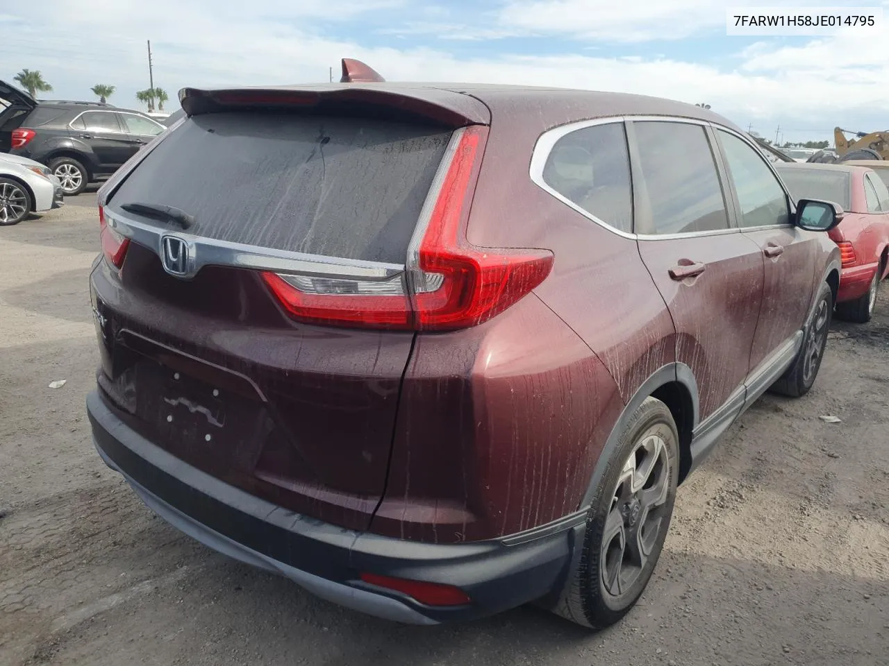 2018 Honda Cr-V Ex VIN: 7FARW1H58JE014795 Lot: 74371594