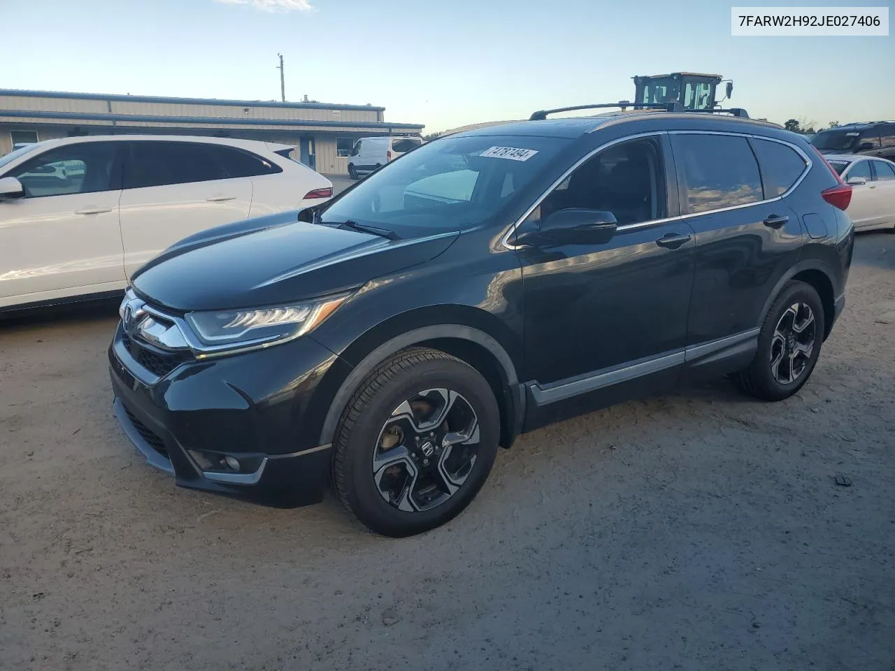 2018 Honda Cr-V Touring VIN: 7FARW2H92JE027406 Lot: 74787494