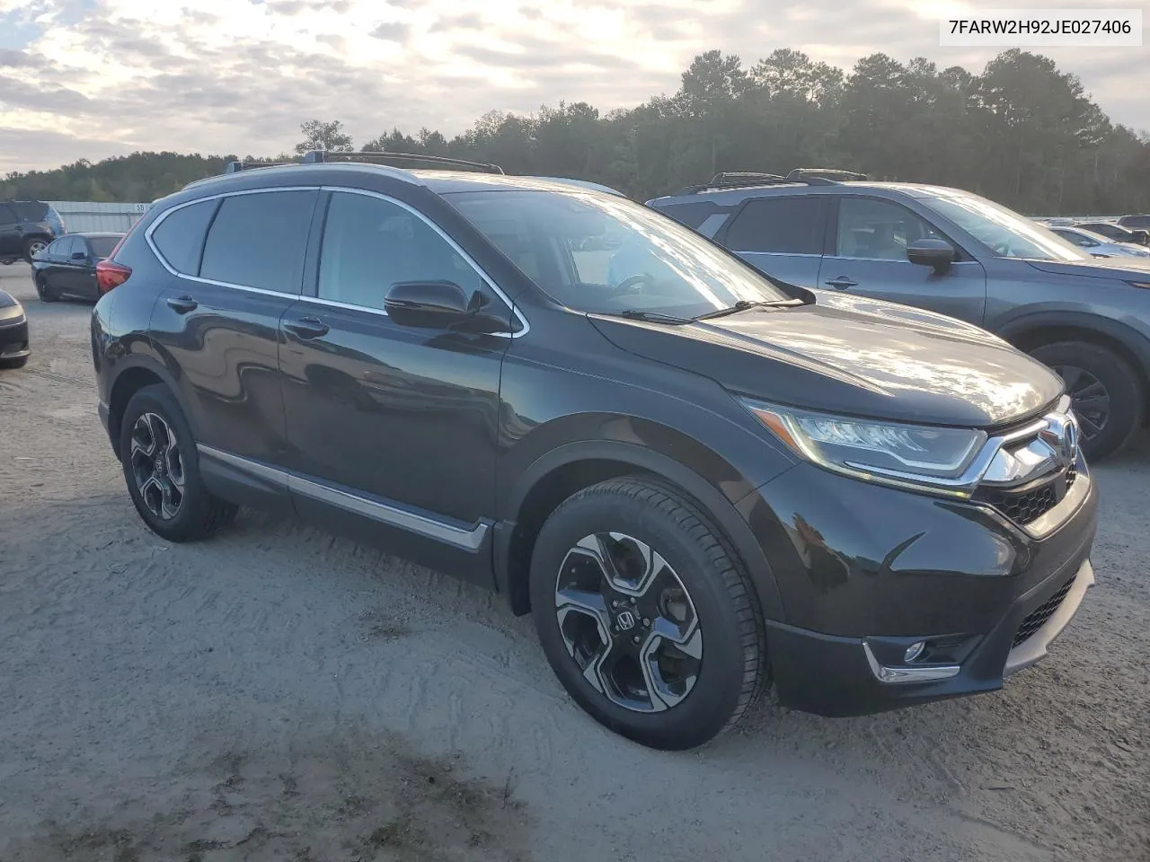 2018 Honda Cr-V Touring VIN: 7FARW2H92JE027406 Lot: 74787494