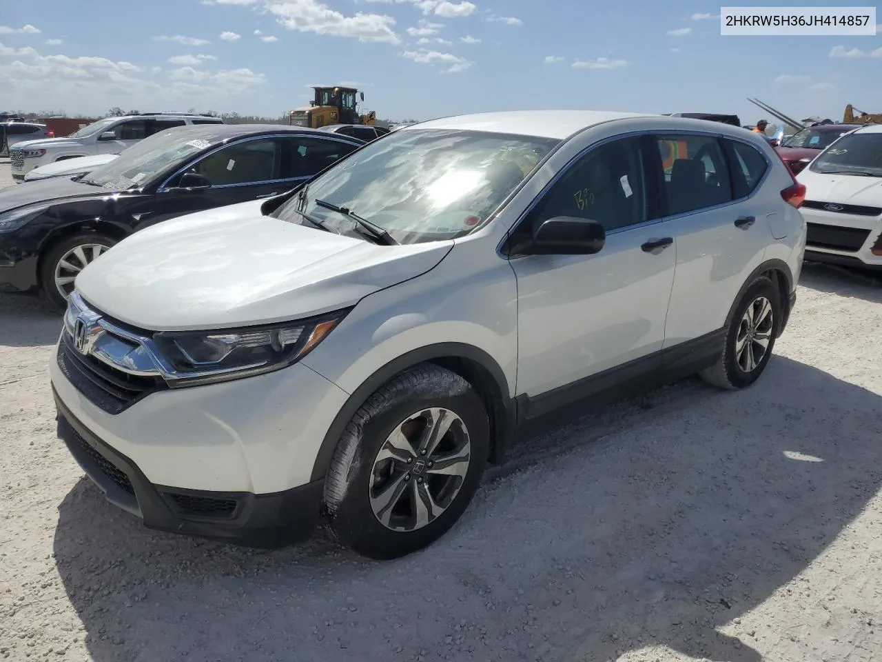 2018 Honda Cr-V Lx VIN: 2HKRW5H36JH414857 Lot: 74954634