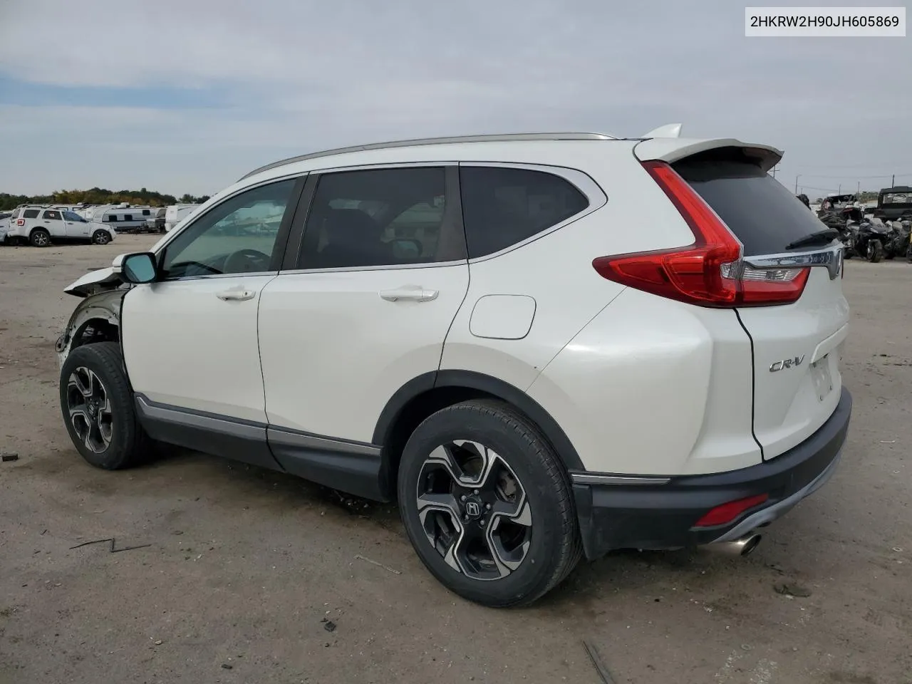 2018 Honda Cr-V Touring VIN: 2HKRW2H90JH605869 Lot: 75066374