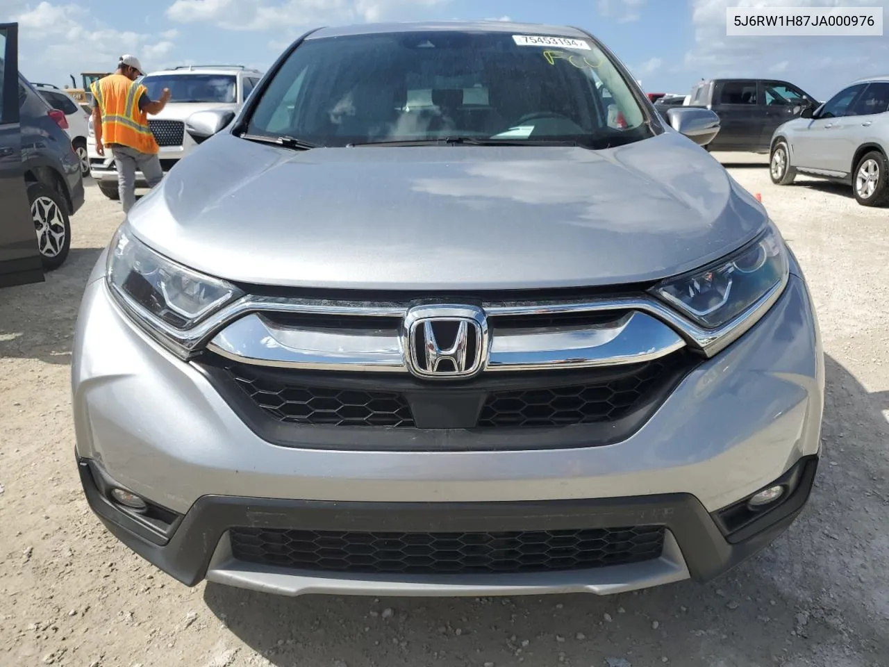 2018 Honda Cr-V Exl VIN: 5J6RW1H87JA000976 Lot: 75453194