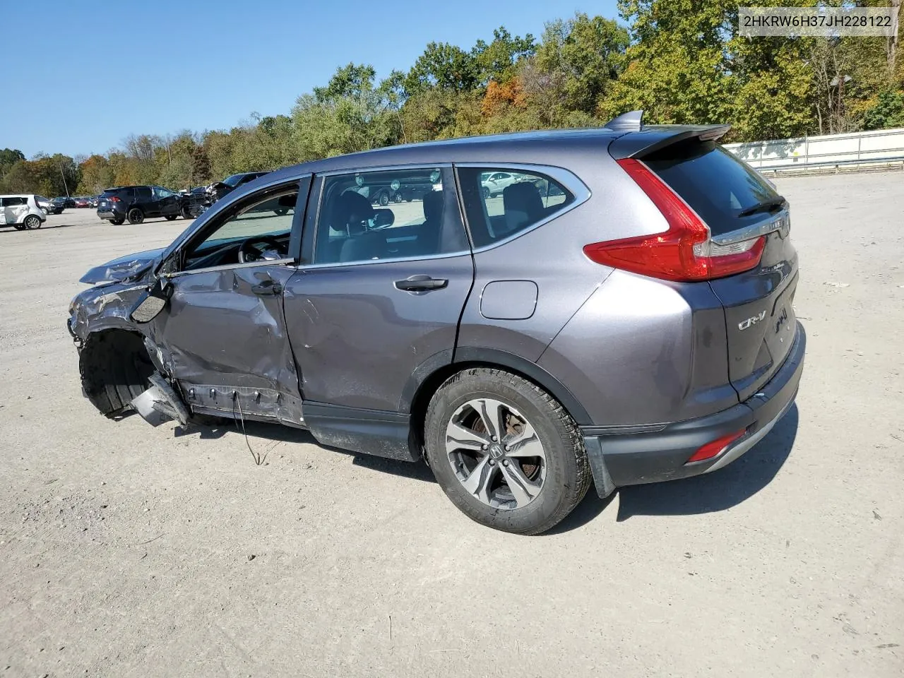 2HKRW6H37JH228122 2018 Honda Cr-V Lx