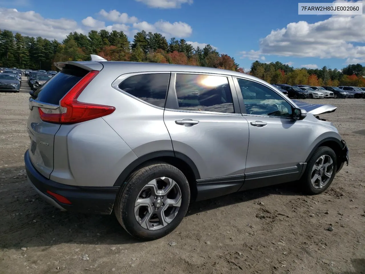 2018 Honda Cr-V Exl VIN: 7FARW2H80JE002060 Lot: 75588944