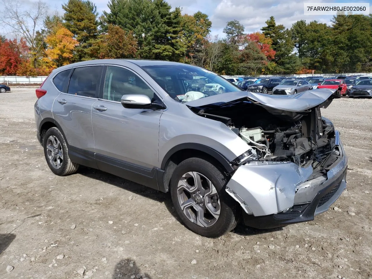 2018 Honda Cr-V Exl VIN: 7FARW2H80JE002060 Lot: 75588944