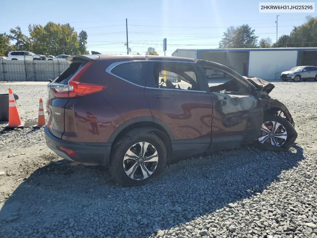 2018 Honda Cr-V Lx VIN: 2HKRW6H31JH225295 Lot: 75605224