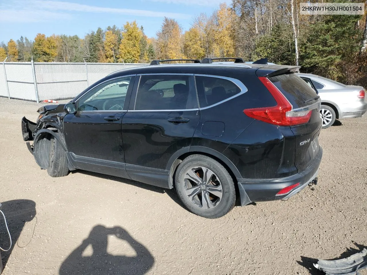 2018 Honda Cr-V Lx VIN: 2HKRW1H30JH001504 Lot: 76069914