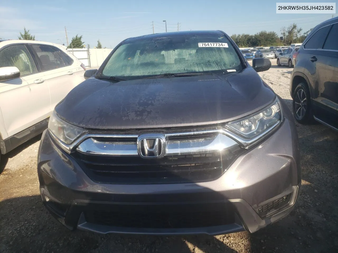 2018 Honda Cr-V Lx VIN: 2HKRW5H35JH423582 Lot: 76417734