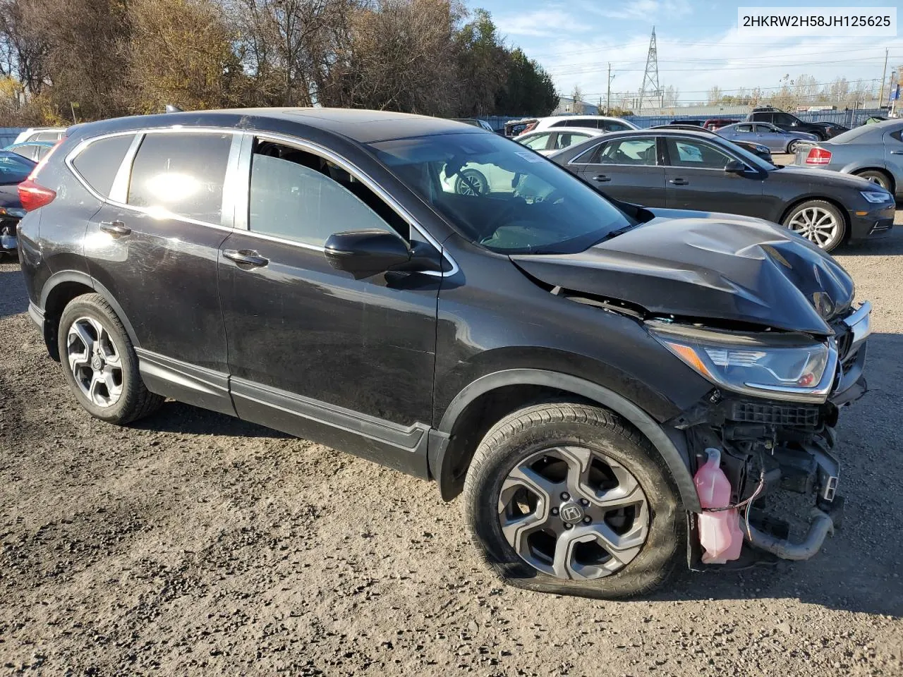 2018 Honda Cr-V Ex VIN: 2HKRW2H58JH125625 Lot: 76604574