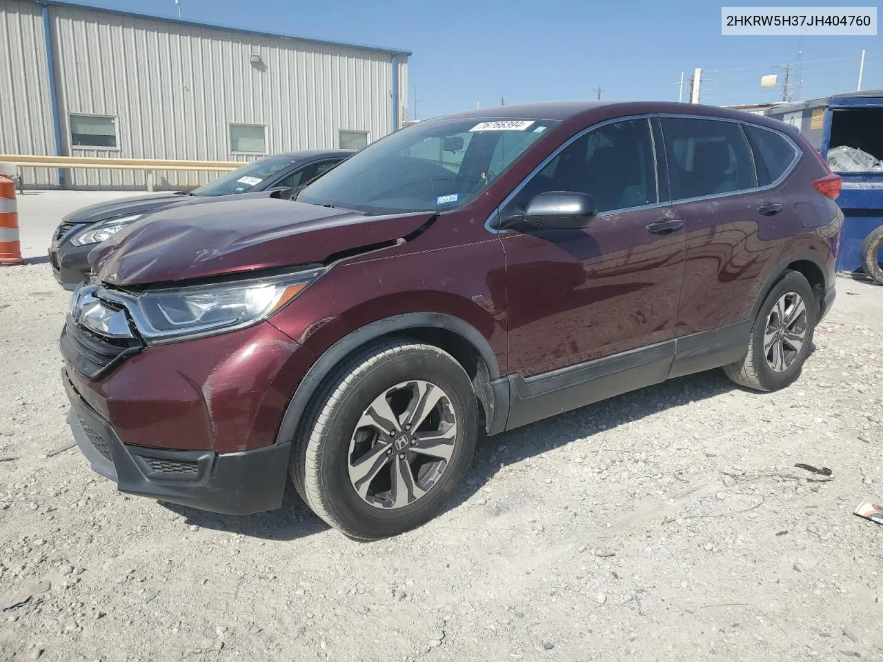 2018 Honda Cr-V Lx VIN: 2HKRW5H37JH404760 Lot: 76766394