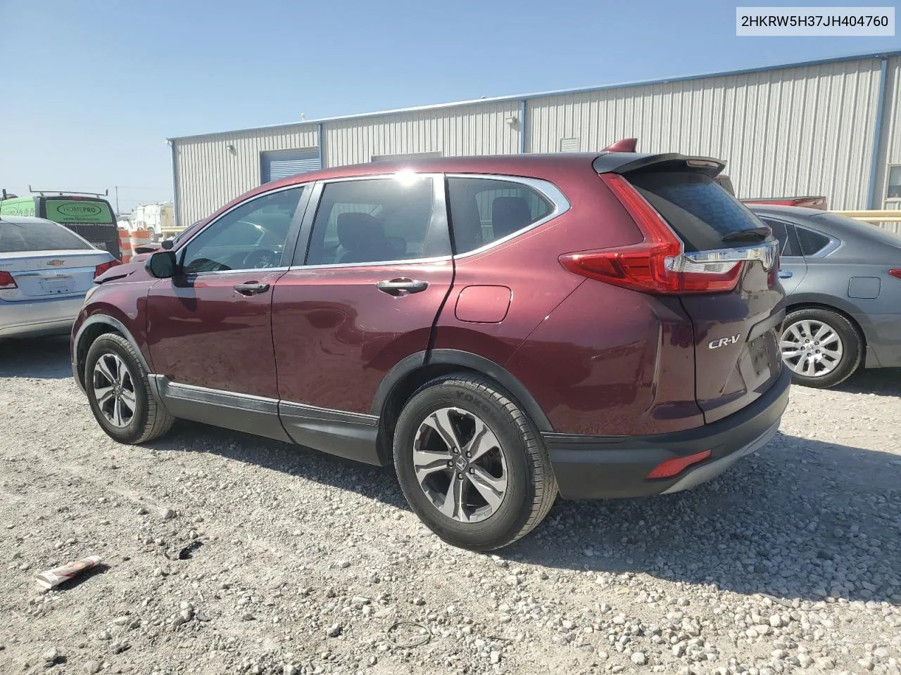 2018 Honda Cr-V Lx VIN: 2HKRW5H37JH404760 Lot: 76766394