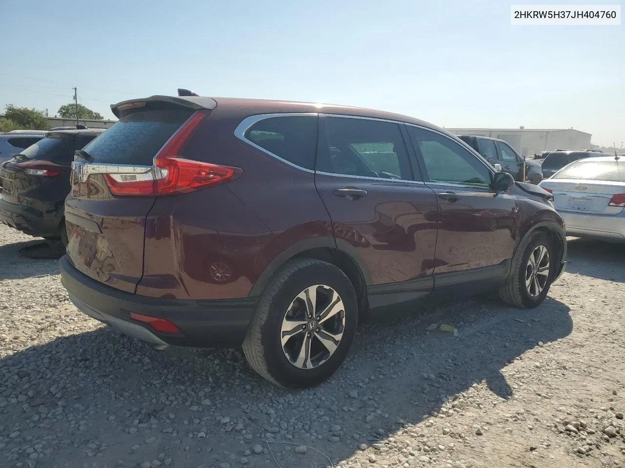 2018 Honda Cr-V Lx VIN: 2HKRW5H37JH404760 Lot: 76766394