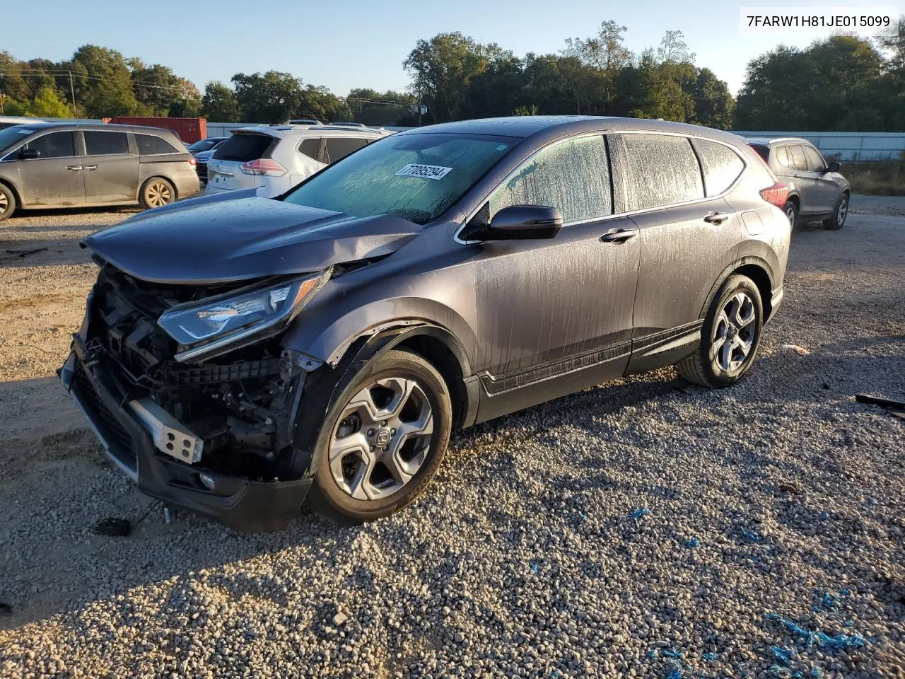 2018 Honda Cr-V Exl VIN: 7FARW1H81JE015099 Lot: 77095294