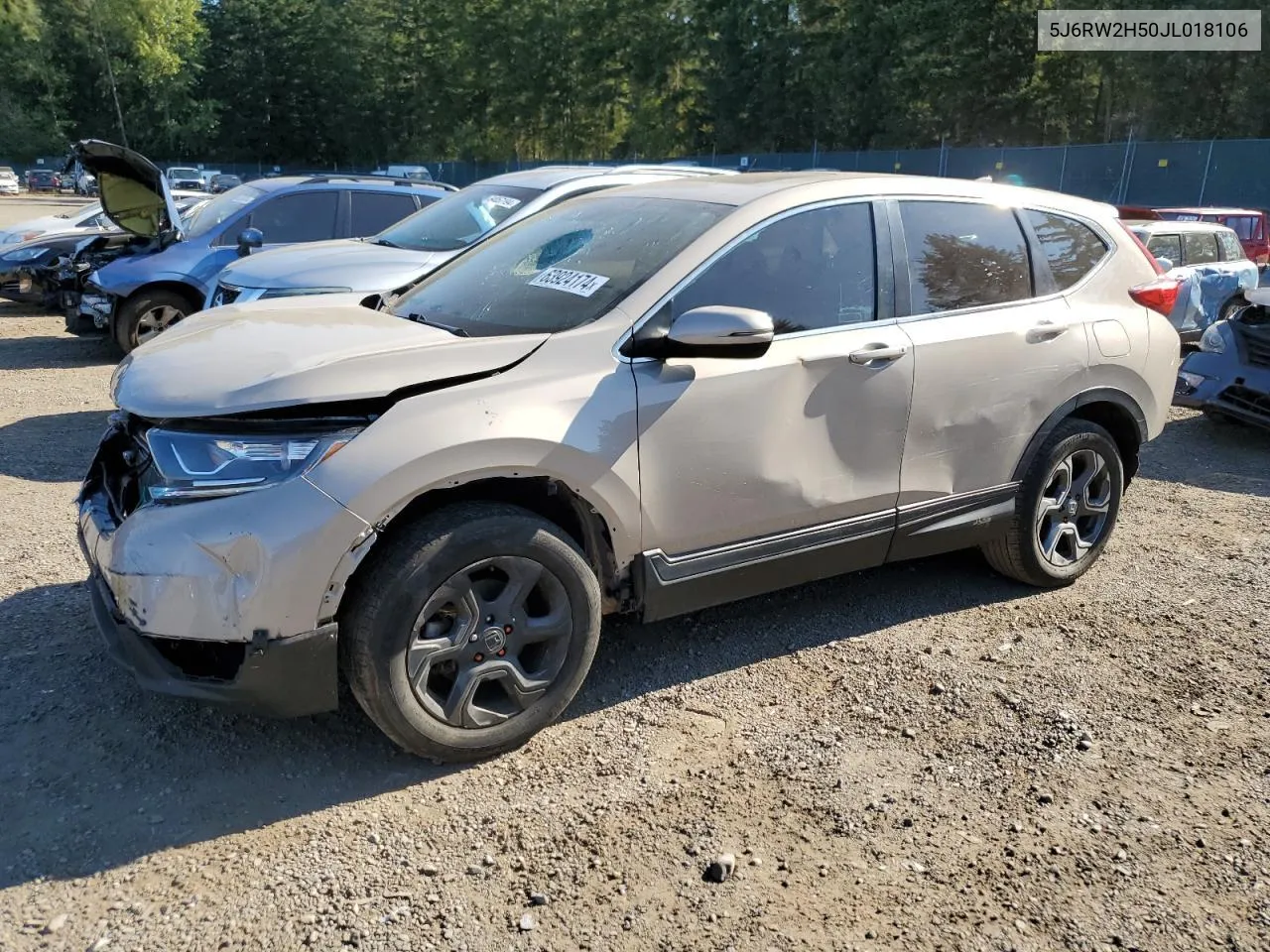 2018 Honda Cr-V Ex VIN: 5J6RW2H50JL018106 Lot: 77134584