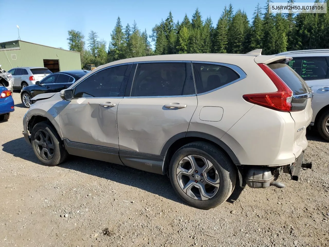 2018 Honda Cr-V Ex VIN: 5J6RW2H50JL018106 Lot: 77134584