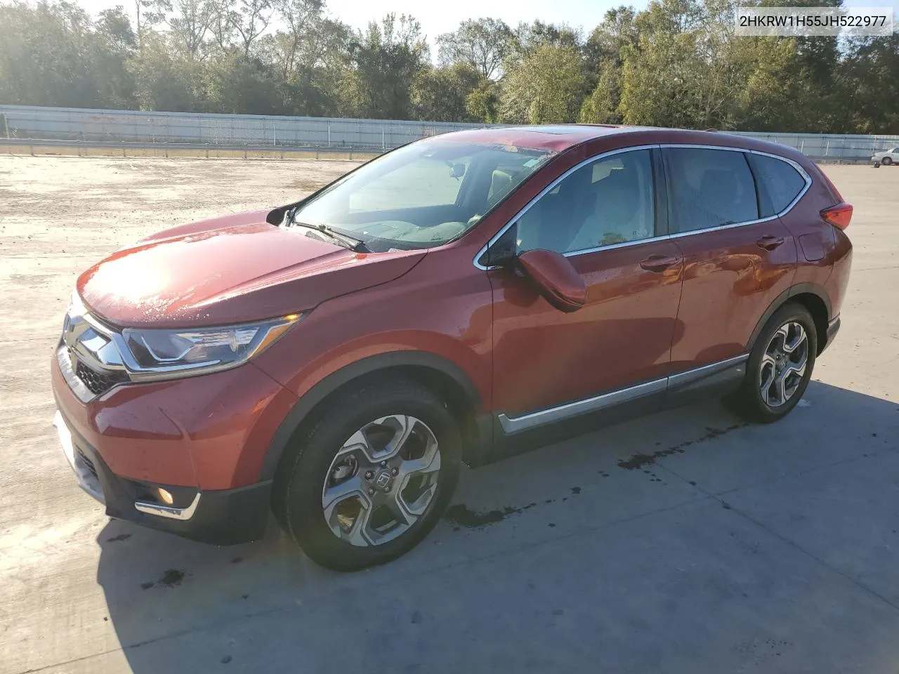 2018 Honda Cr-V Ex VIN: 2HKRW1H55JH522977 Lot: 77256854