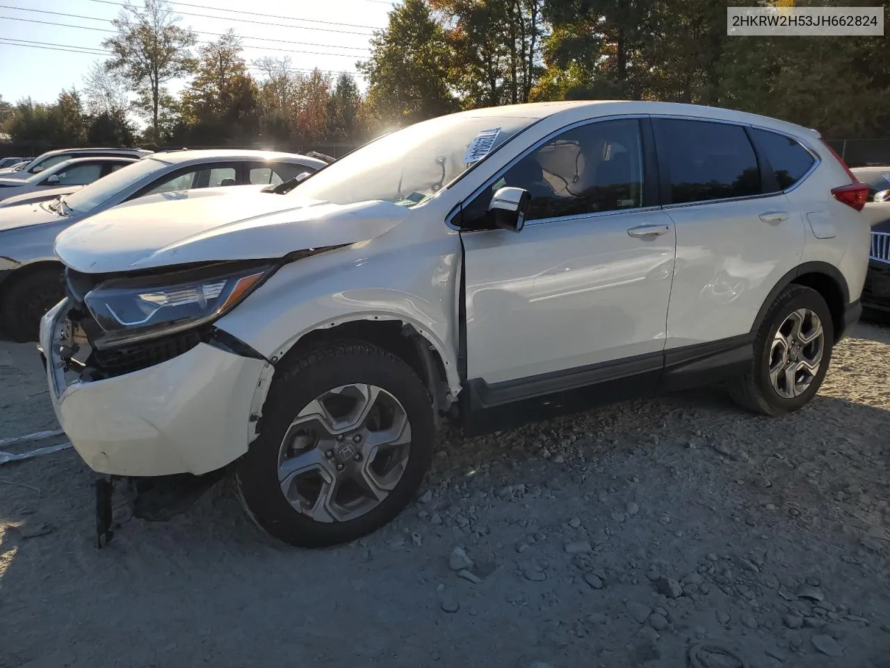 2018 Honda Cr-V Ex VIN: 2HKRW2H53JH662824 Lot: 77299044