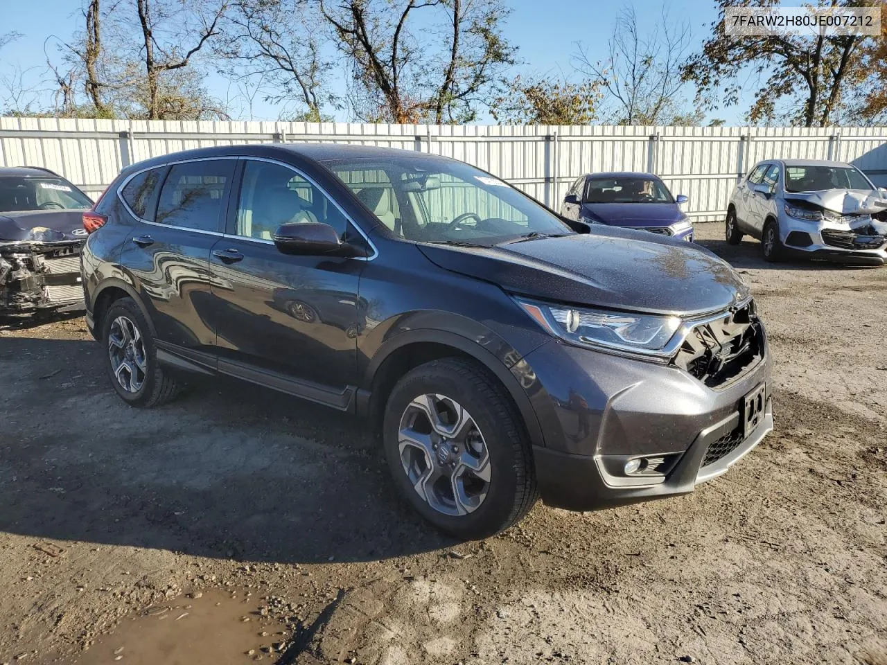 2018 Honda Cr-V Exl VIN: 7FARW2H80JE007212 Lot: 77413354