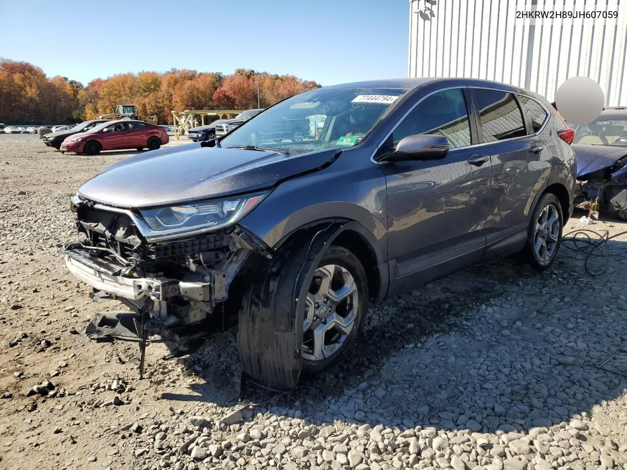 2018 Honda Cr-V Exl VIN: 2HKRW2H89JH607059 Lot: 77444794