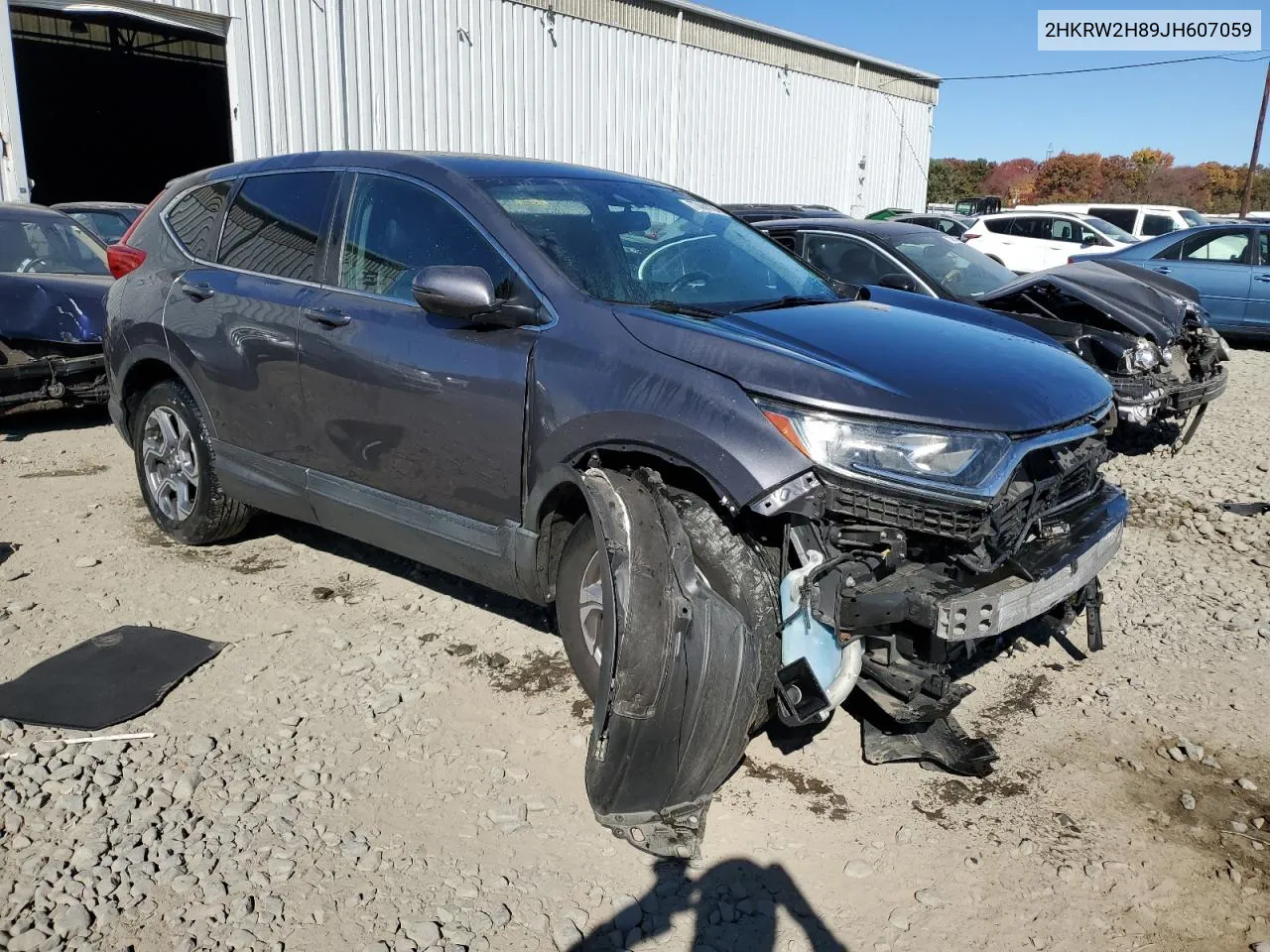 2018 Honda Cr-V Exl VIN: 2HKRW2H89JH607059 Lot: 77444794