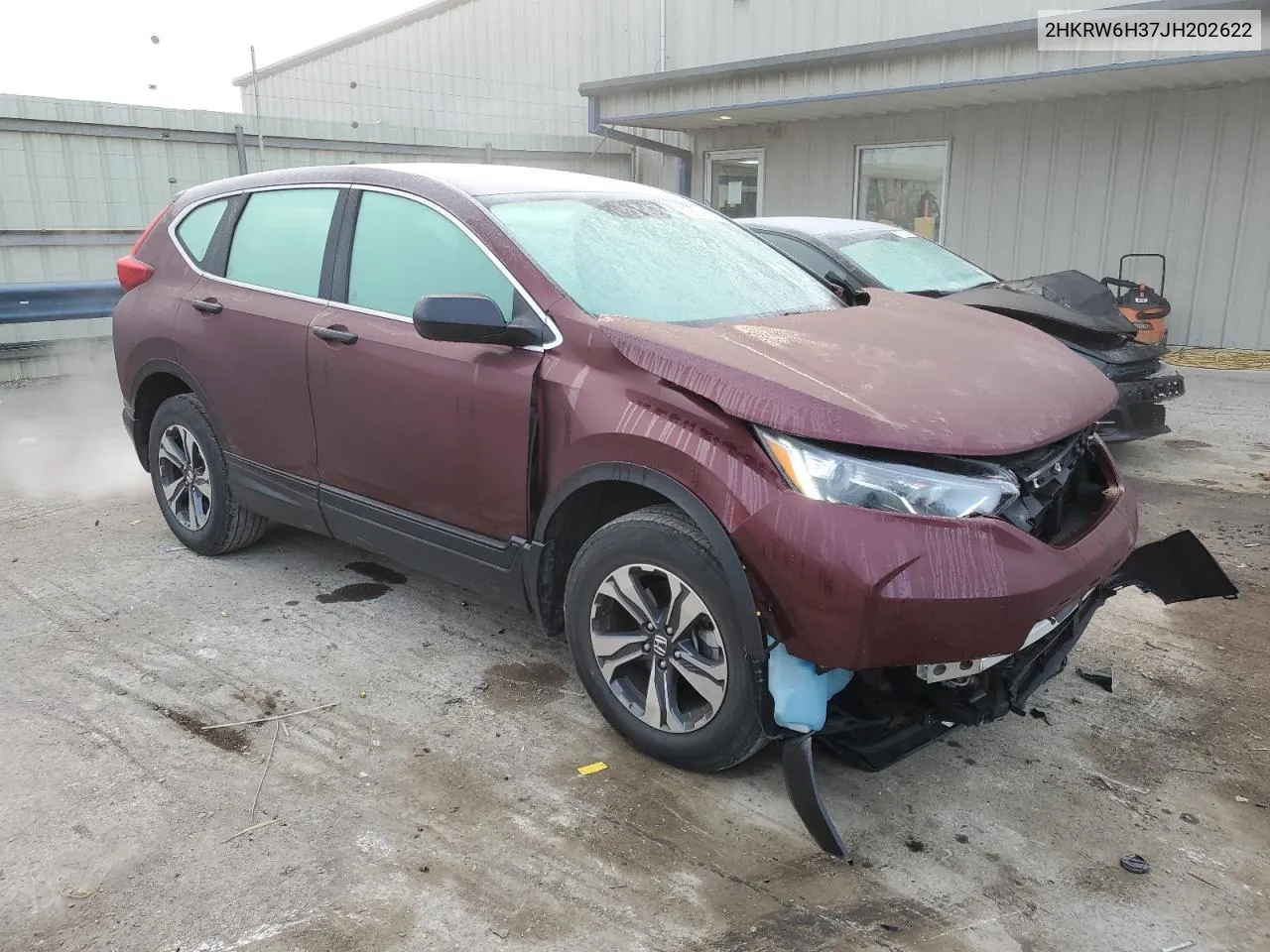 2018 Honda Cr-V Lx VIN: 2HKRW6H37JH202622 Lot: 77500544