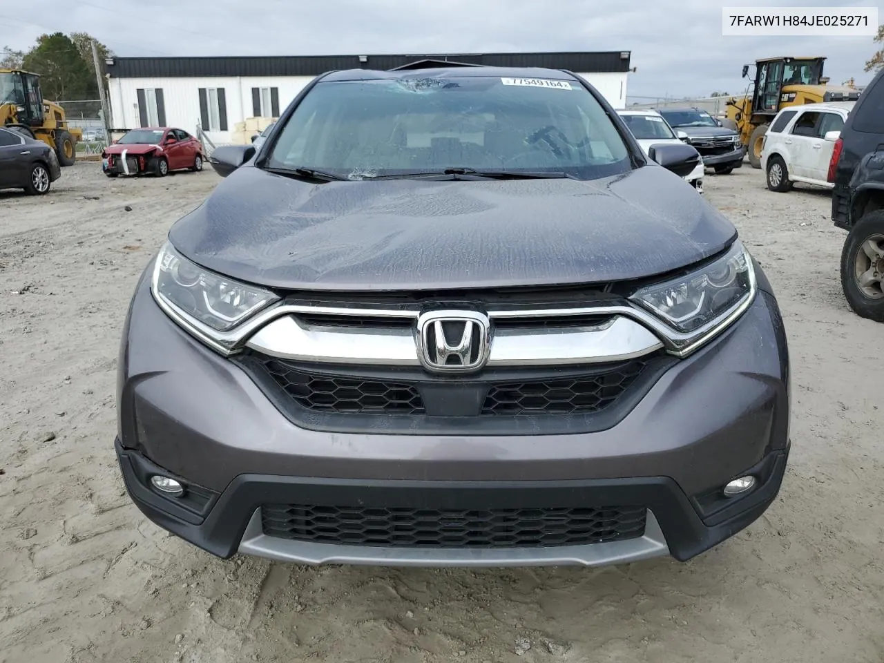 2018 Honda Cr-V Exl VIN: 7FARW1H84JE025271 Lot: 77549164