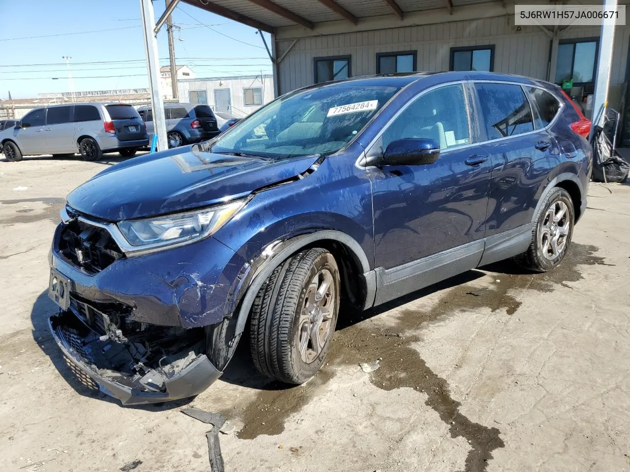 2018 Honda Cr-V Ex VIN: 5J6RW1H57JA006671 Lot: 77564284