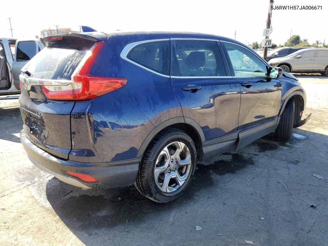 2018 Honda Cr-V Ex VIN: 5J6RW1H57JA006671 Lot: 77564284