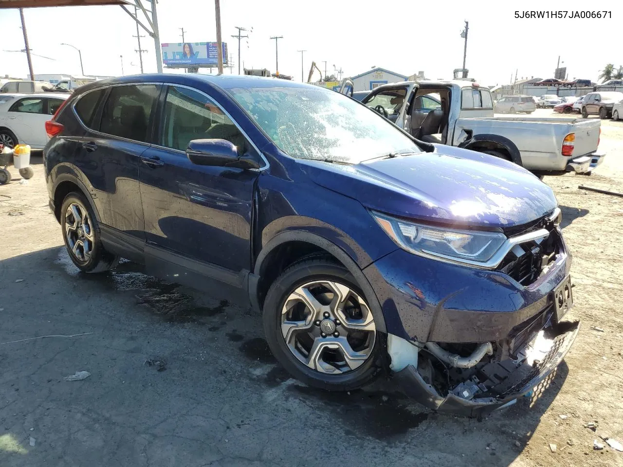 2018 Honda Cr-V Ex VIN: 5J6RW1H57JA006671 Lot: 77564284