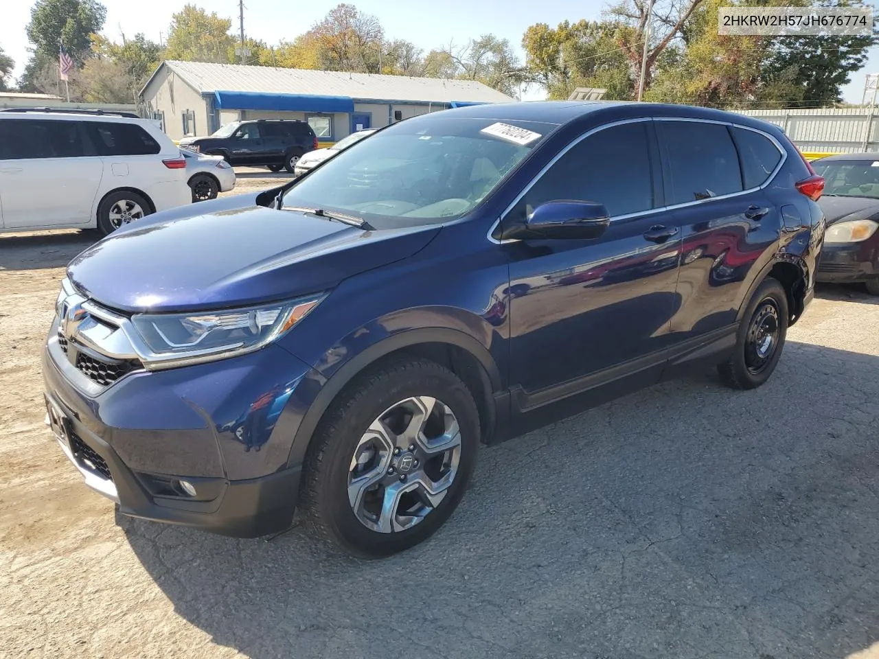 2018 Honda Cr-V Ex VIN: 2HKRW2H57JH676774 Lot: 77760204