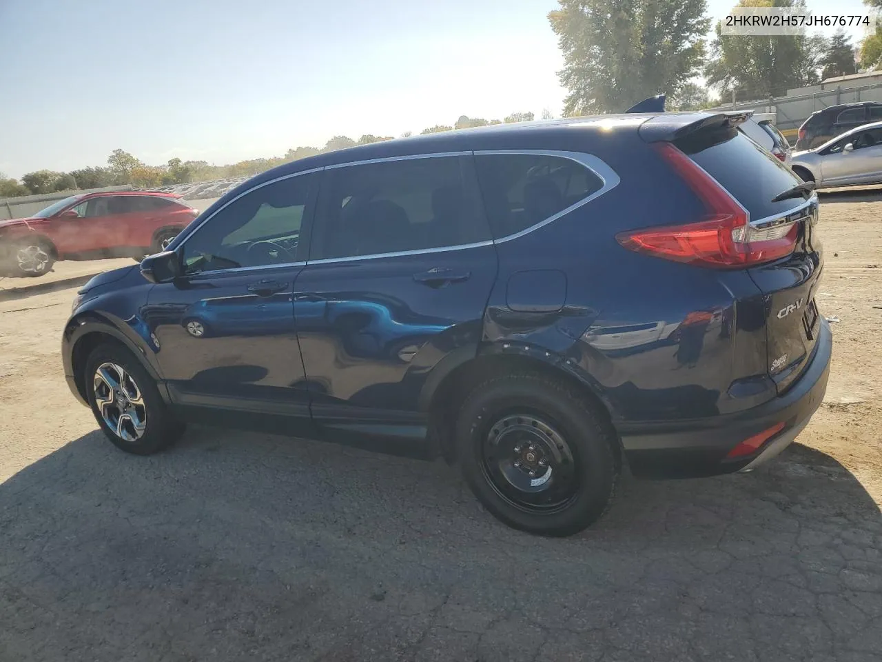 2018 Honda Cr-V Ex VIN: 2HKRW2H57JH676774 Lot: 77760204