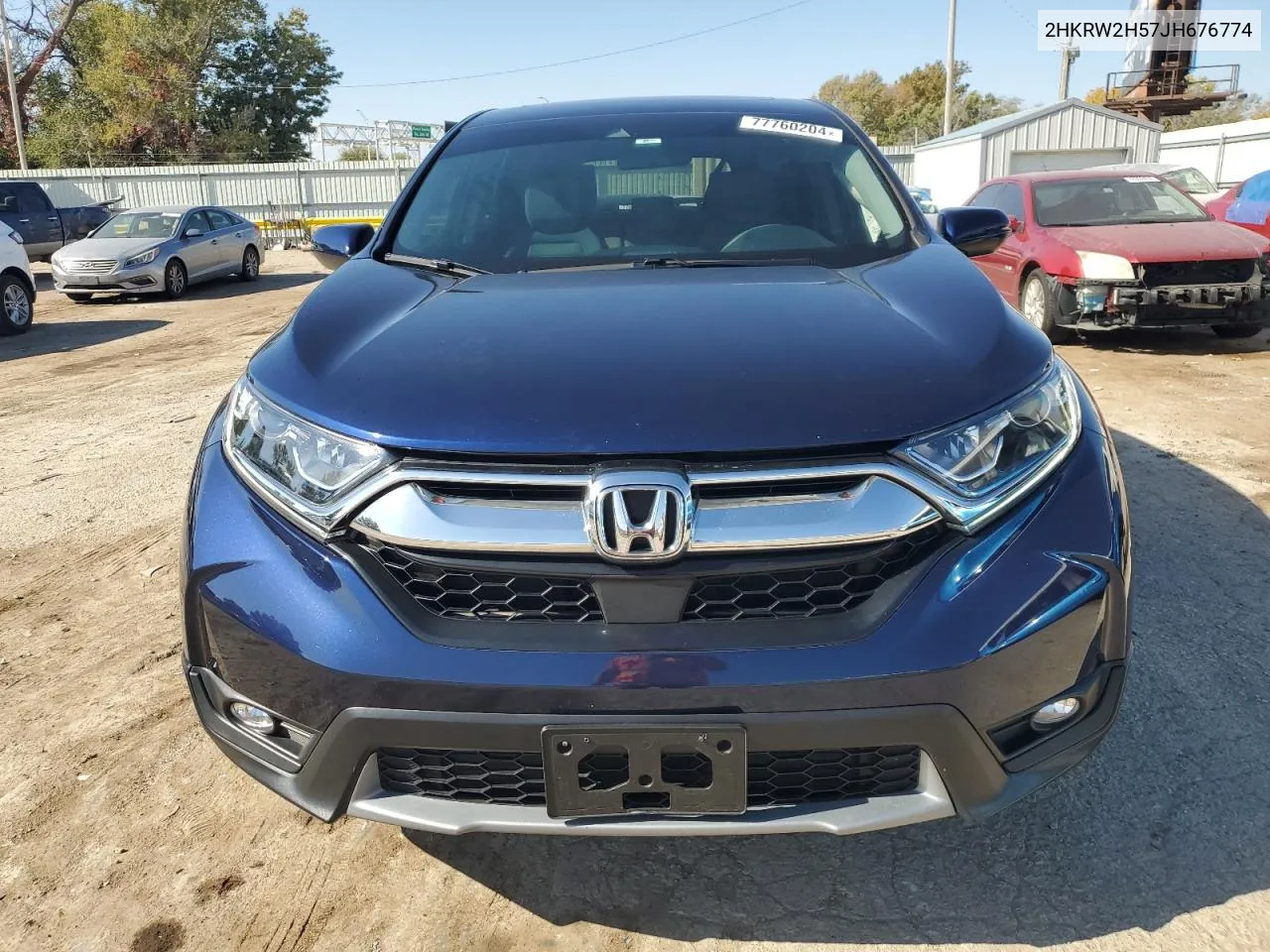 2HKRW2H57JH676774 2018 Honda Cr-V Ex